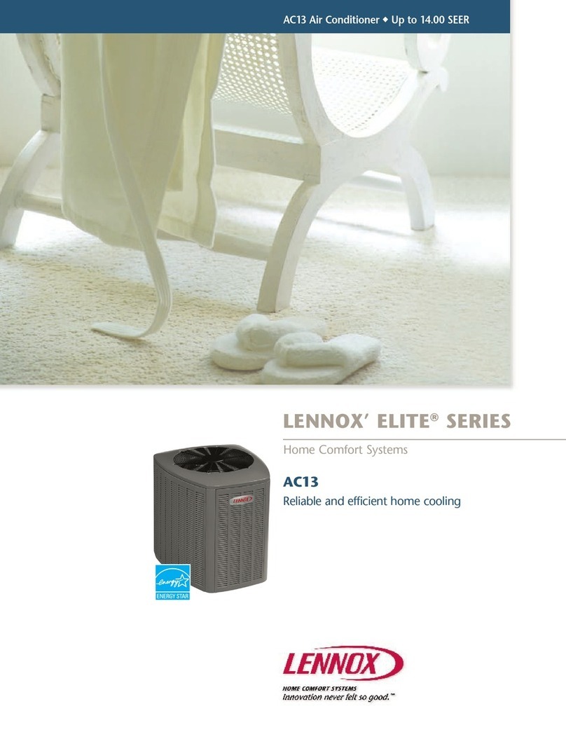 Lennox Elite AC13 Series User manual