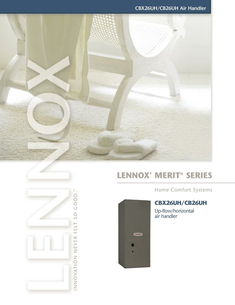 Lennox Air Handler CB26UH User manual