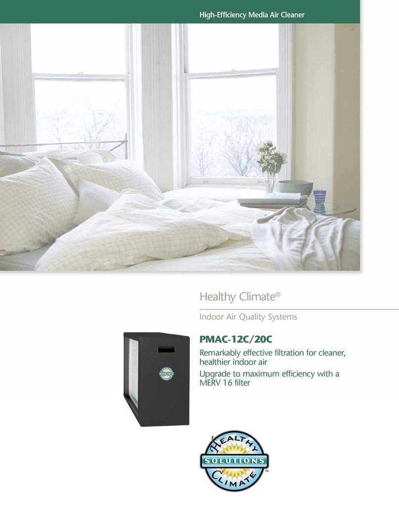 Lennox Healthy Climate PMAC-12C User manual