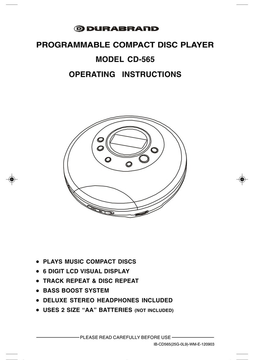 Durabrand CD-565 User manual