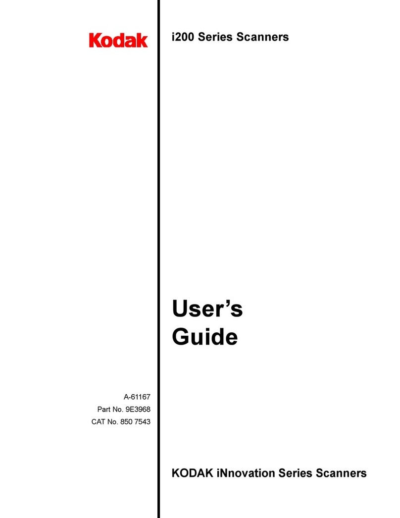 Kodak i200 Series User manual