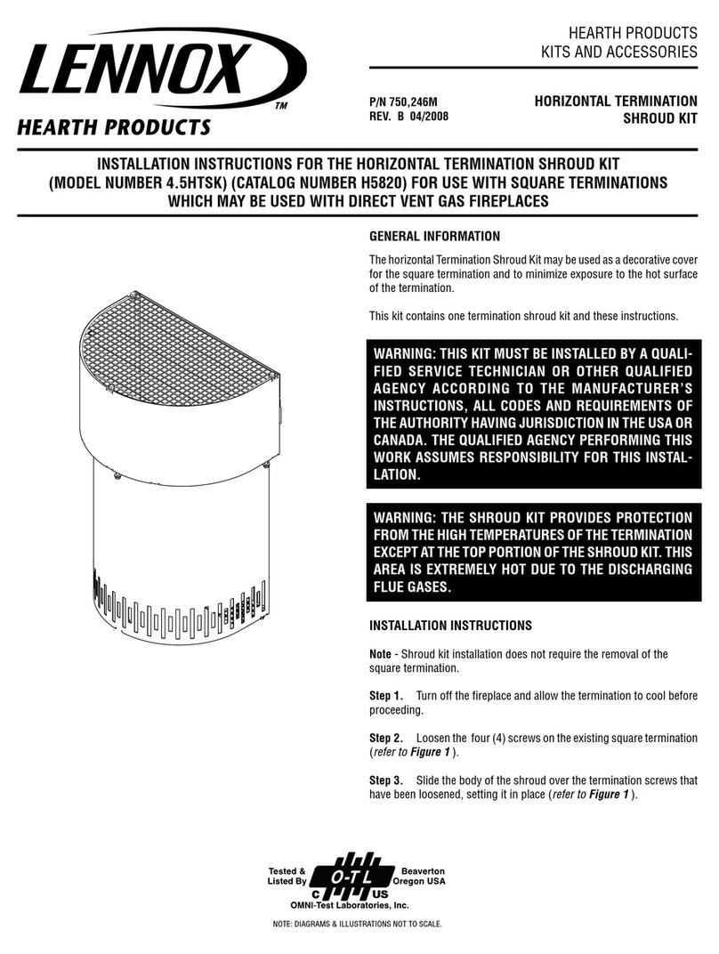 Lennox 4.5HTSK User manual
