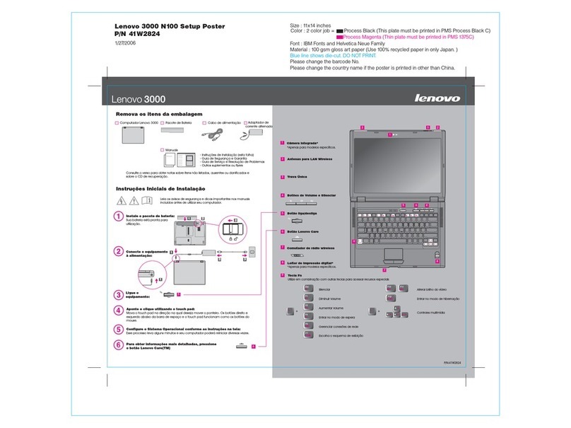 Lenovo 3000 N100 How to use