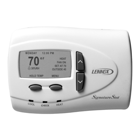 Lennox SignatureStat 81M26 User manual