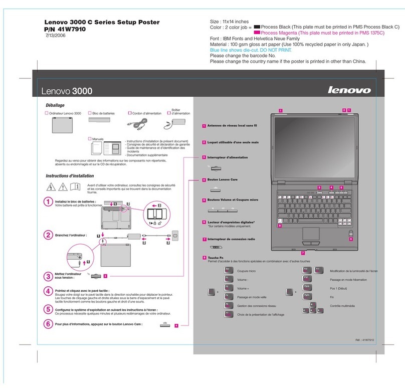 Lenovo 3000 C Series How to use
