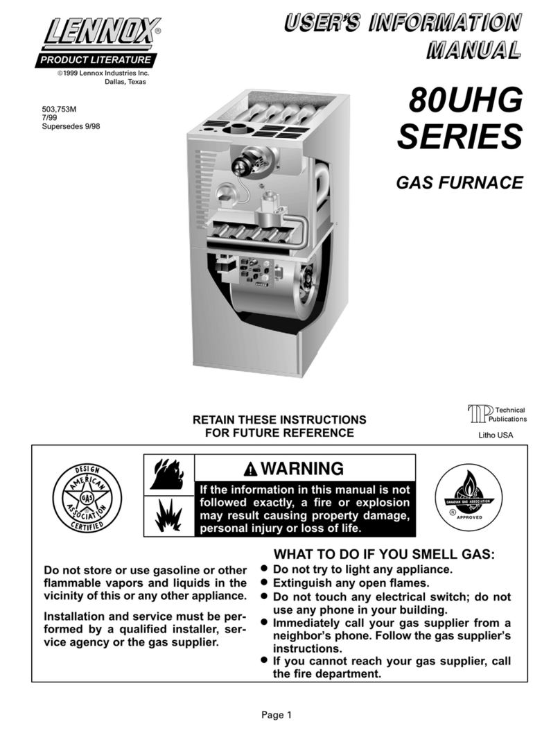 Lennox 80UHG Series Guide