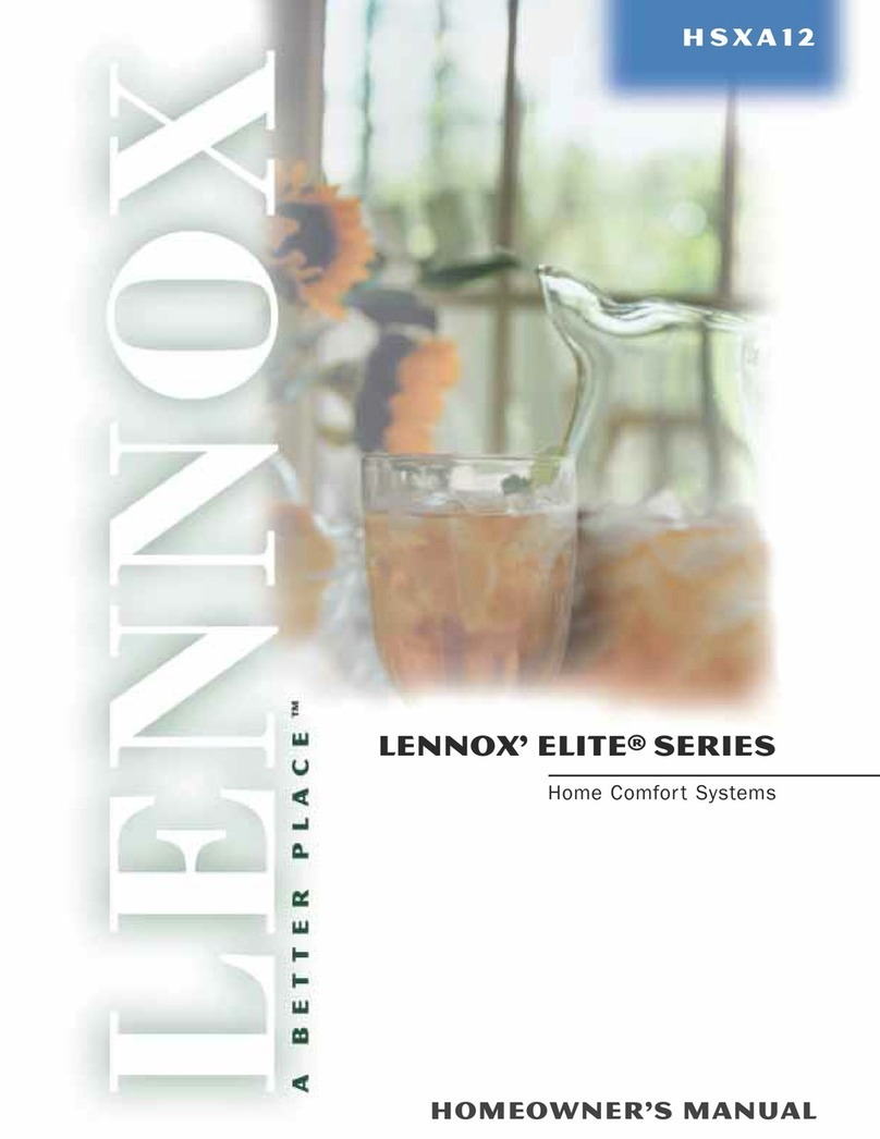 Lennox HSXA12 Planning guide