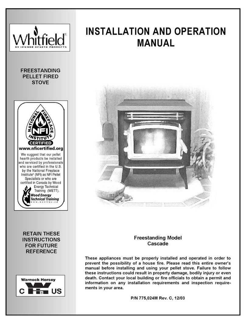 Whitfield P/N 775 024M Rev. C User manual