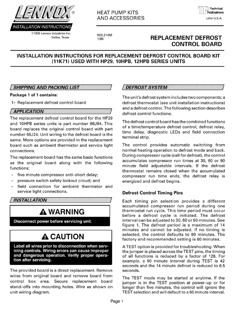 Lennox 11K71 installation instructions