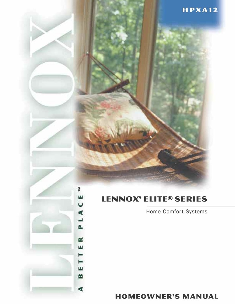 Lennox HPXA12 SERIES Planning guide Lennox HPXA12 SERIES Planning guide