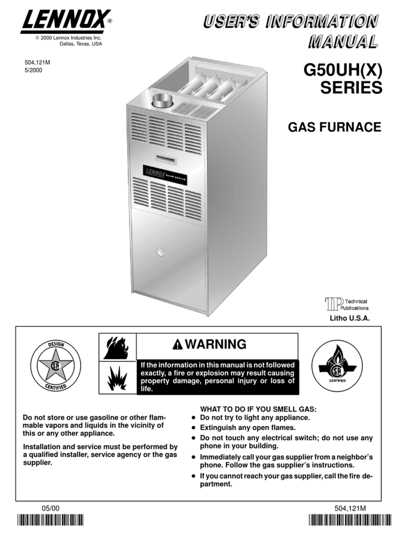 Lennox G50UH(X) SERIES Guide