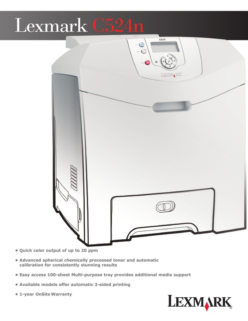 Lexmark C524n User manual