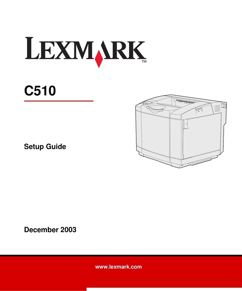 Lexmark C510 Setup guide