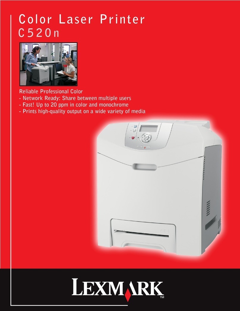 Lexmark C520n User manual