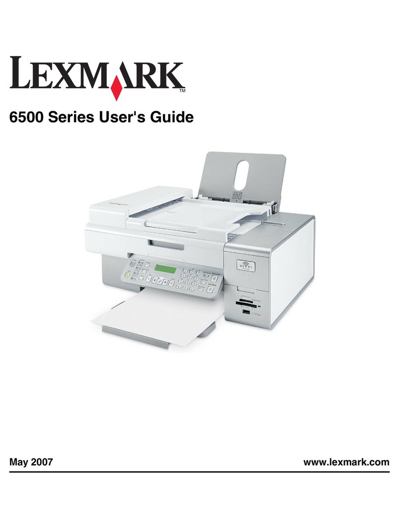Lexmark 6500 Series User manual