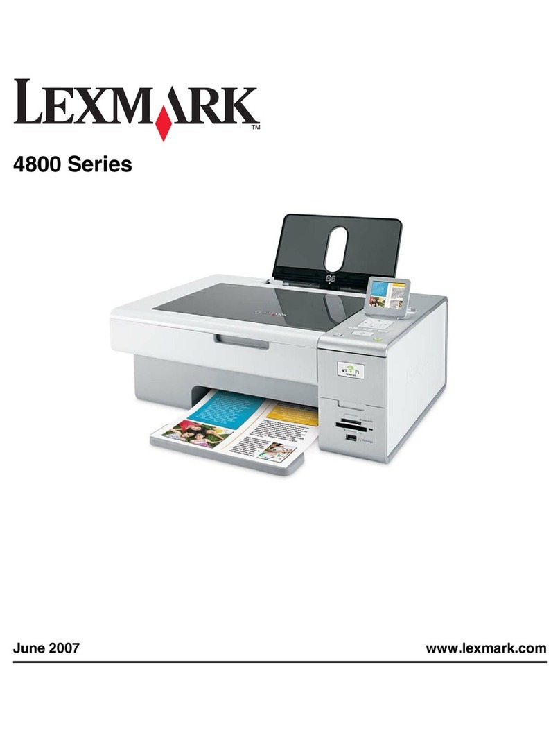 Lexmark 4800 Series User manual