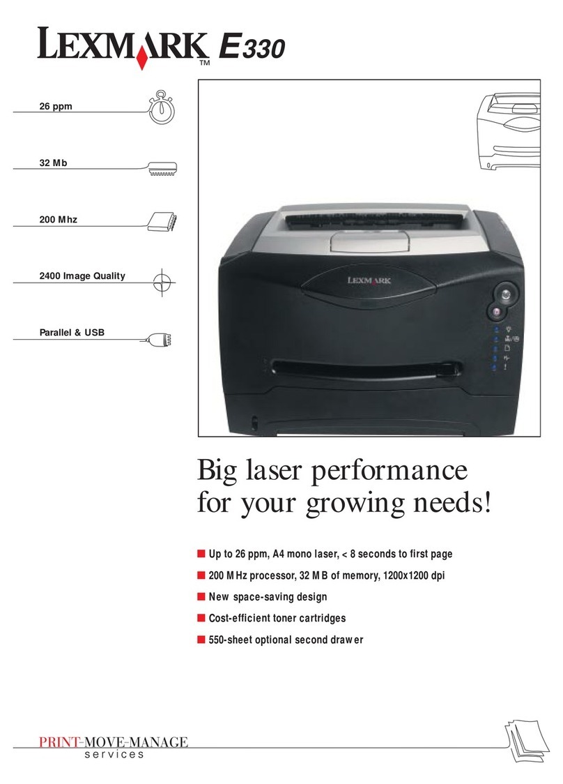 Lexmark E 330 User manual