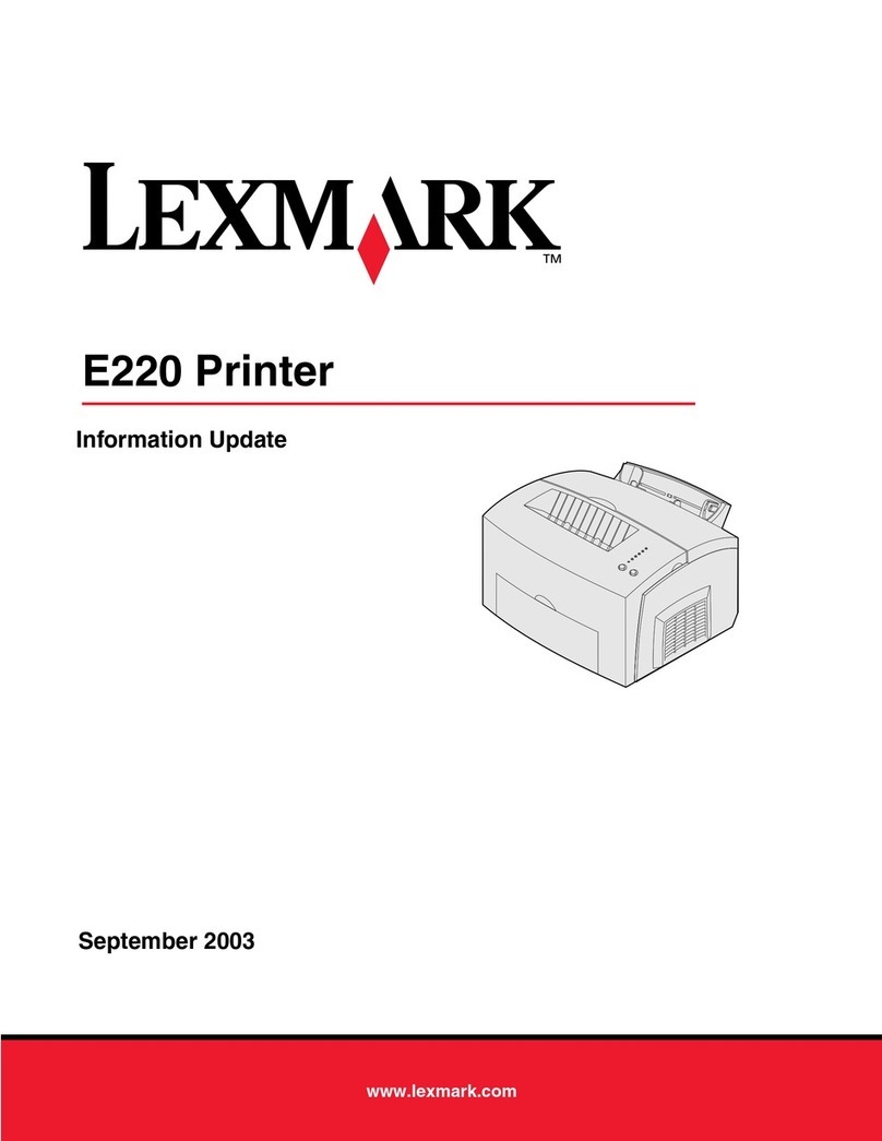 Lexmark E 220 User manual