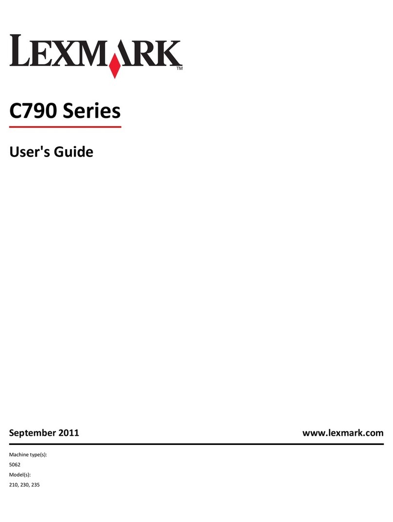 Lexmark C790 series User manual