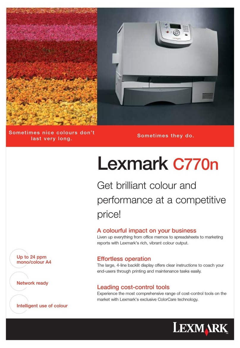 Lexmark C770n User manual