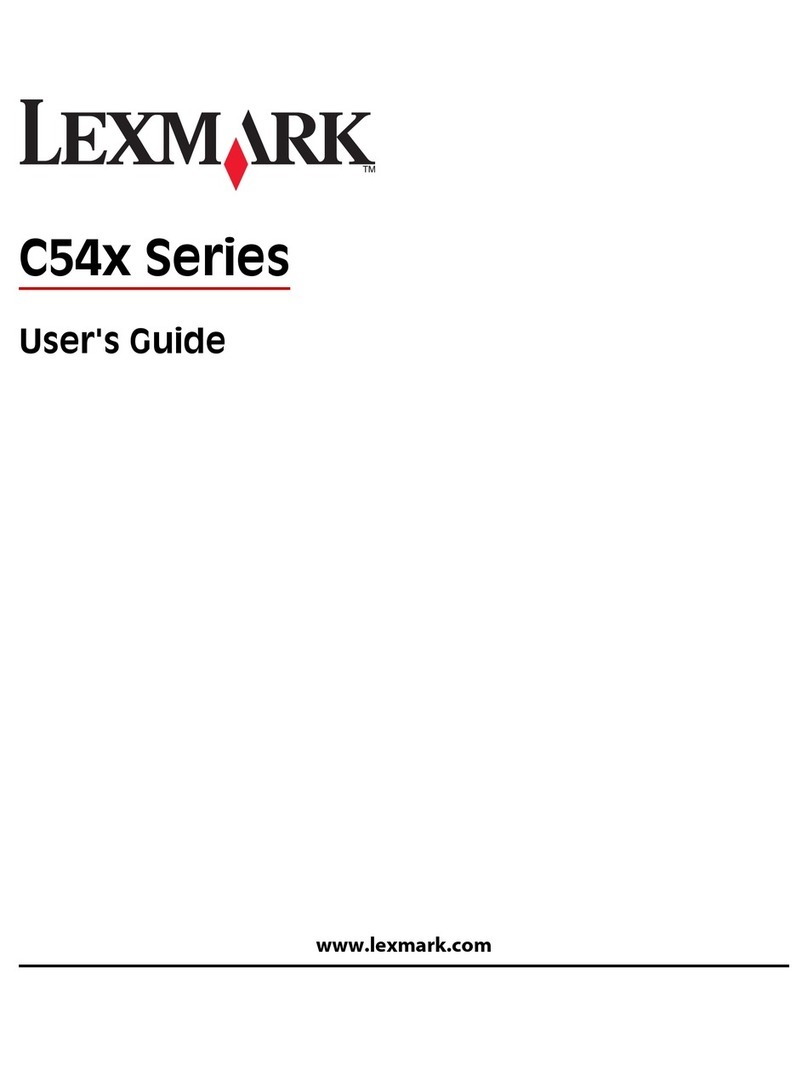 Lexmark C54x Series User manual
