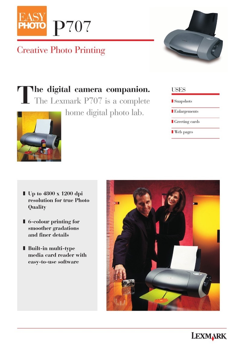 Lexmark P707 User manual