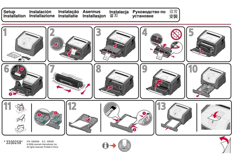 Lexmark 250dn - E B/W Laser Printer User manual
