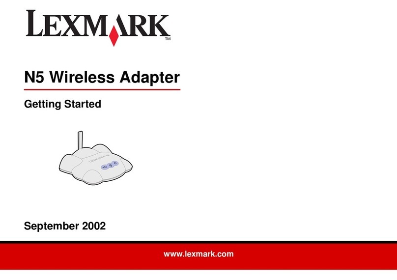 Lexmark N5 Getting started