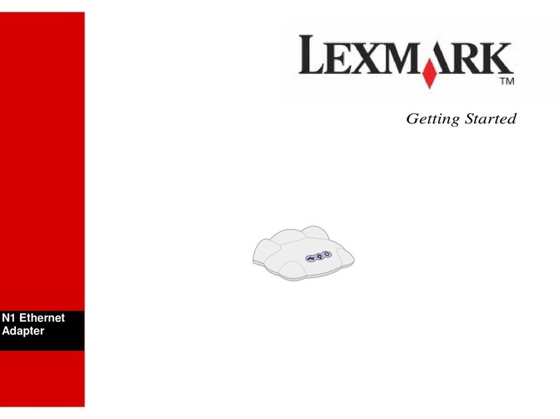 Lexmark N1 Getting started