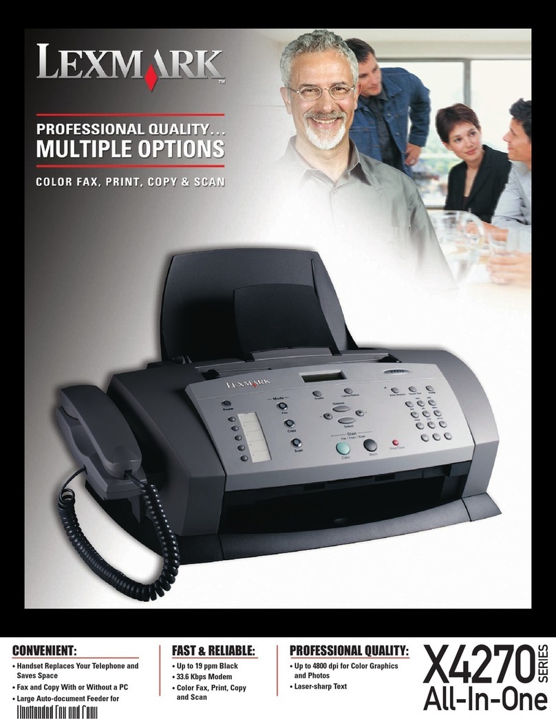 Lexmark X4270 Series User manual