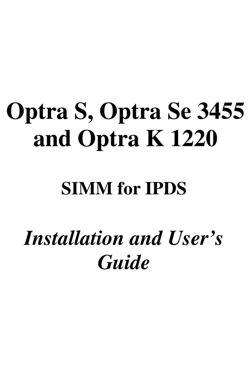 Lexmark 3455 User manual