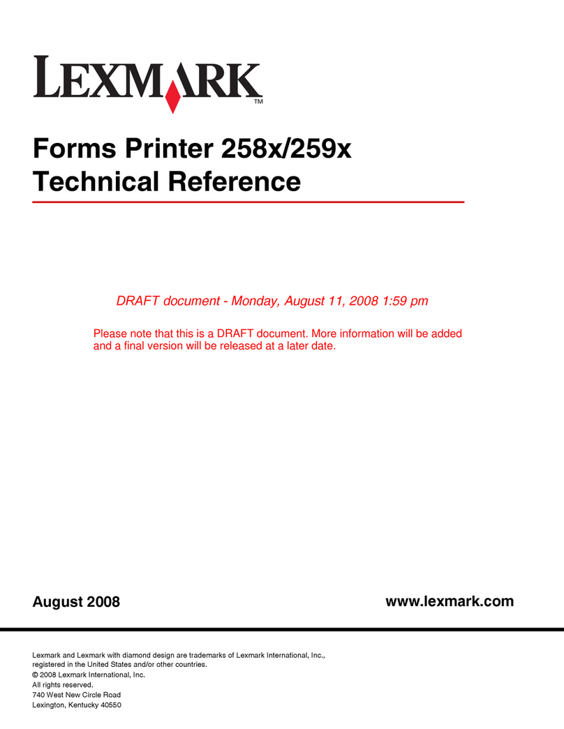 Lexmark 258x Use and care manual