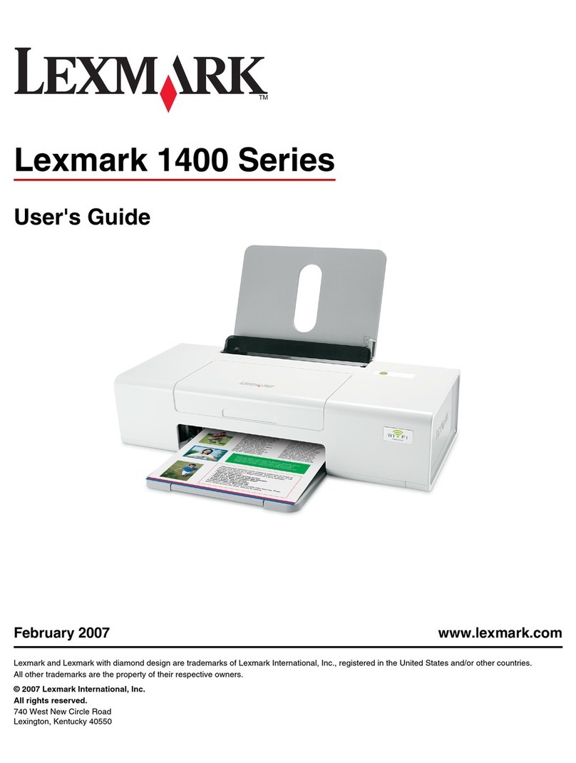 Lexmark 1400 Series User manual