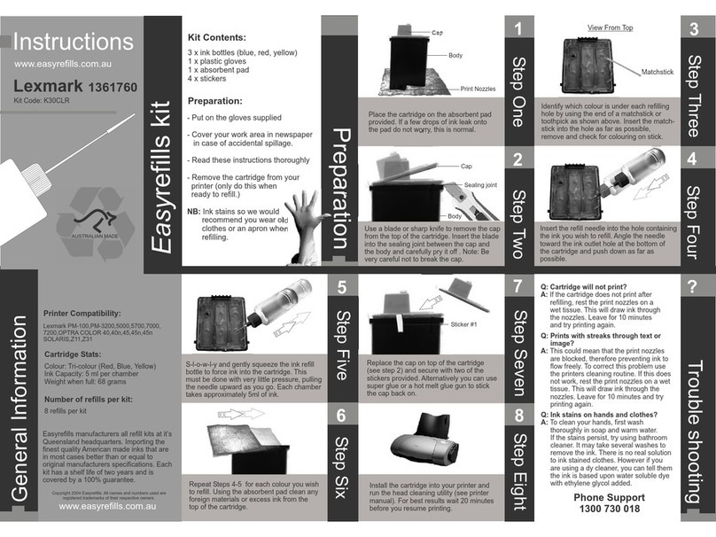 Lexmark 1361760 manual