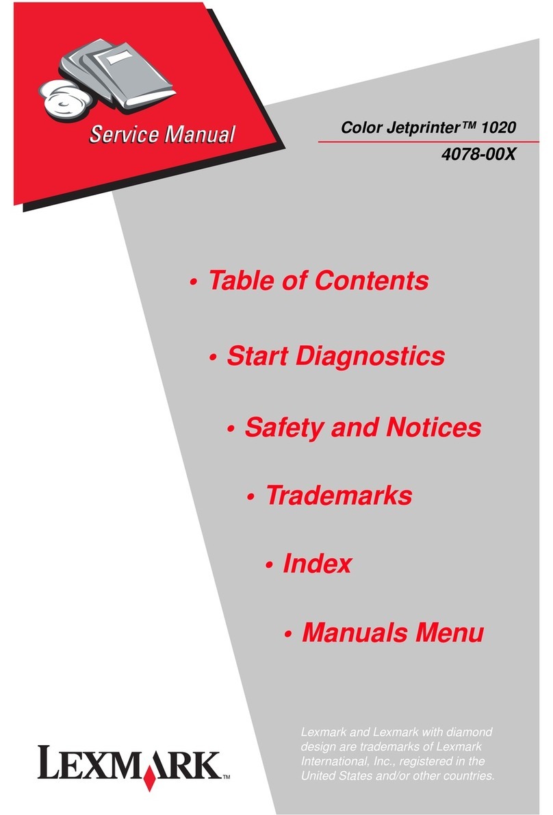 Lexmark Color Jetprinter 1020 User manual