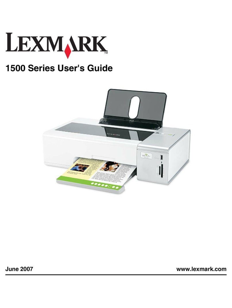 Lexmark 1500 Series User manual
