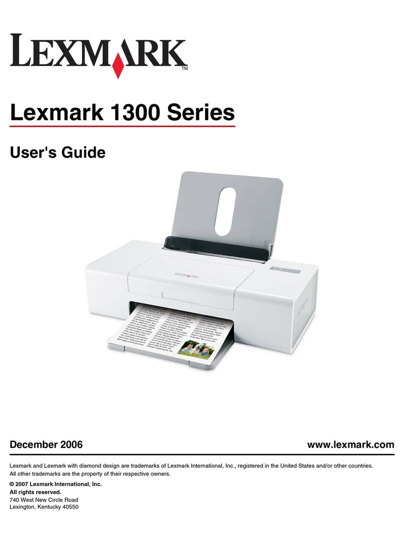 Lexmark 1300 Series User manual