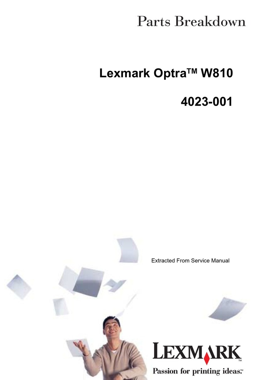 Lexmark Optra W810 Quick start guide