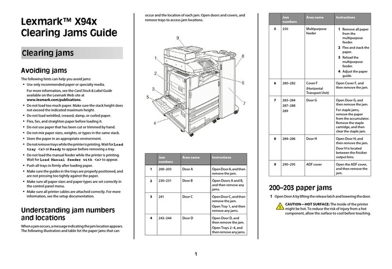 Lexmark X945 User manual