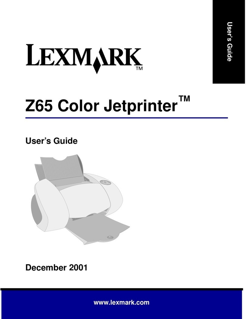 Lexmark Z65 User manual
