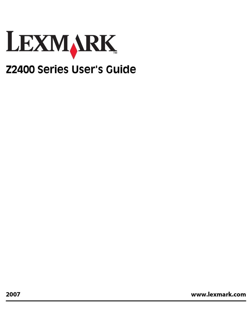 Lexmark Z2400 Series user guide