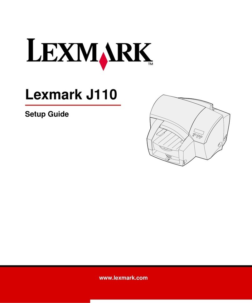 Lexmark J 110 User manual