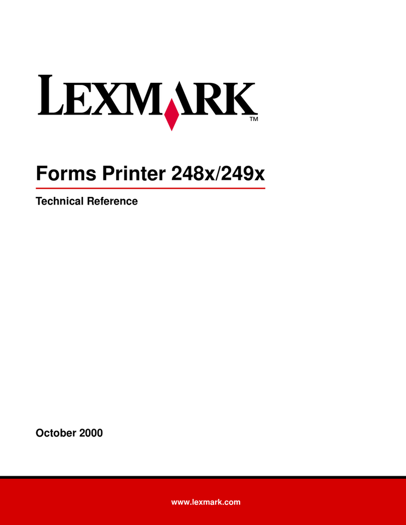 Lexmark FORMS 249X Use and care manual
