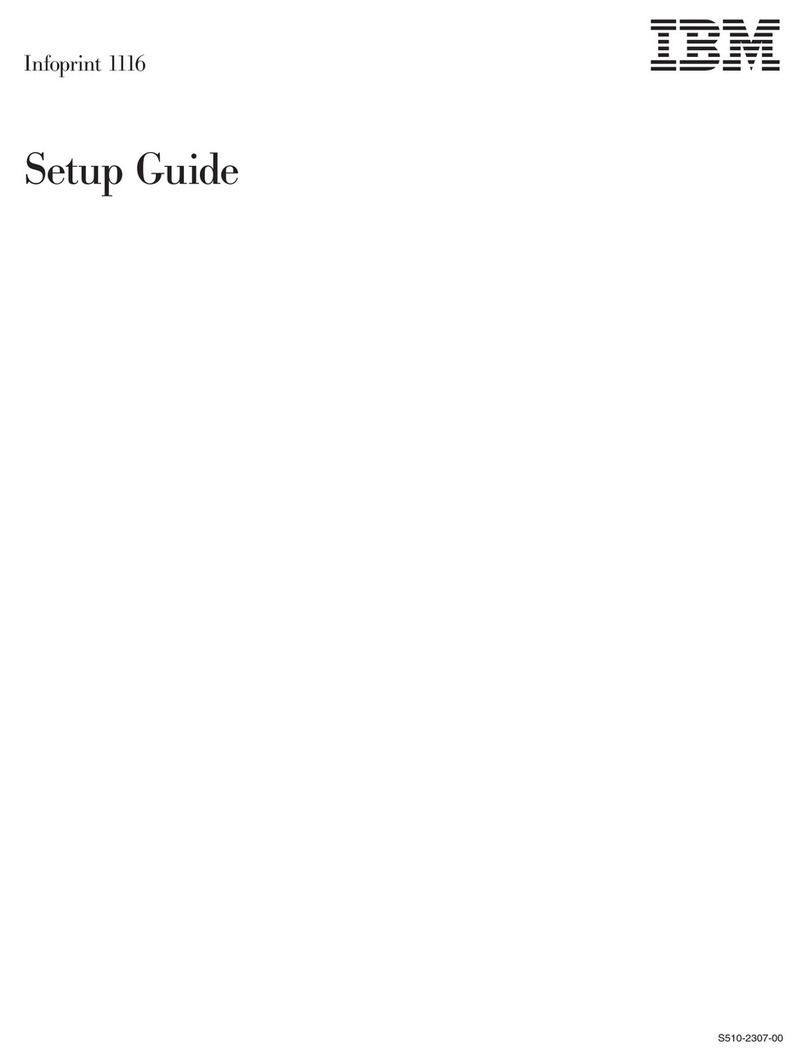 IBM INFOPRINT 1116 User manual