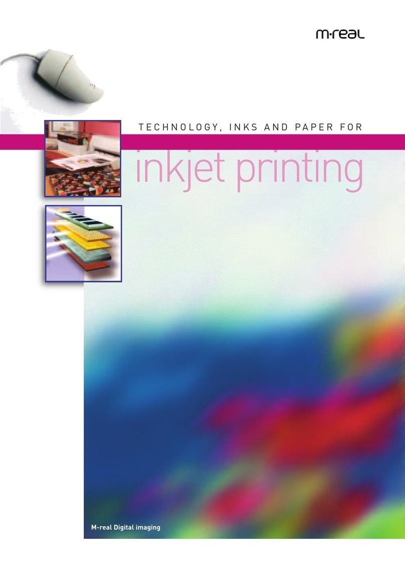 M-real International inkjet printing brochure