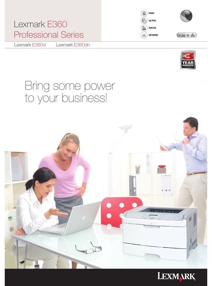 Lexmark E360 Brochure & specs