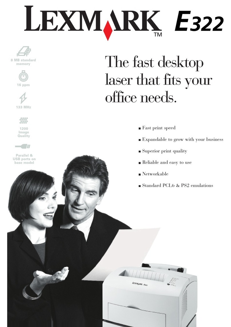Lexmark E322 User manual