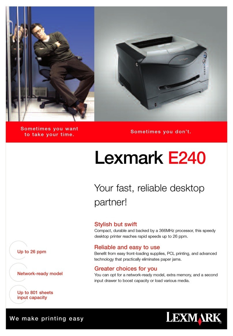 Lexmark E240 User manual