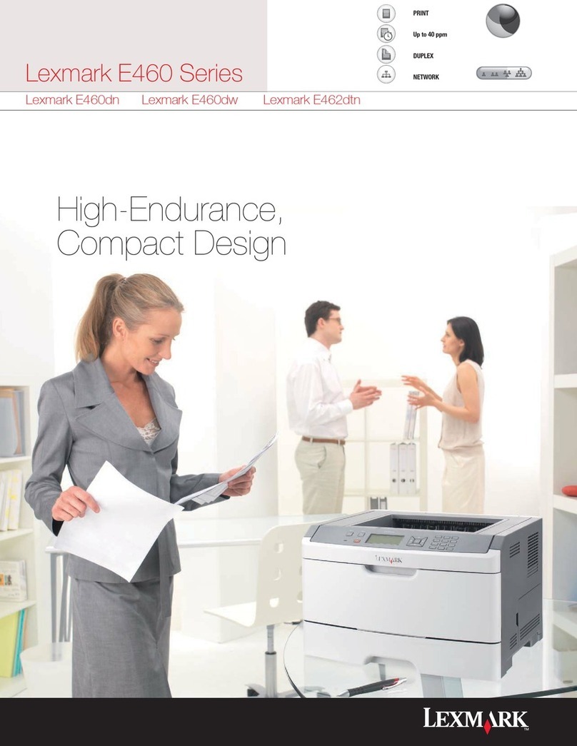 Lexmark E 462dtn User manual