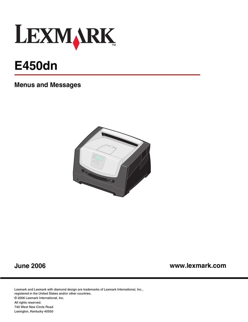Lexmark E 450dn User manual